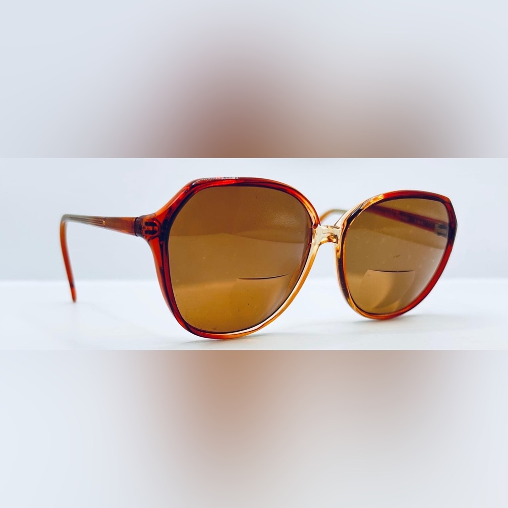 Wilshire Designs 814 Brown Translucent Oval Sunglasses Frames Only